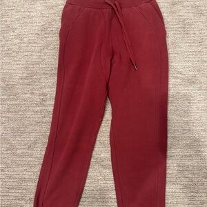 Lululemon Maroon Scuba Sweatpants